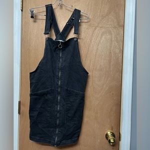 Vanilla Star Dress Overalls size XL black denim